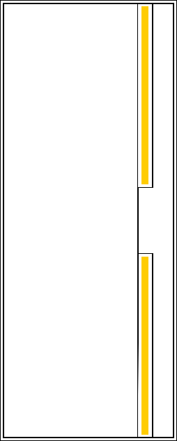 Чертёж X-LANE X14 шириной 800 мм.